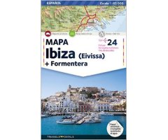 MAPA IBIZA (EIVISSA) + FORMENTERA 1:65.000