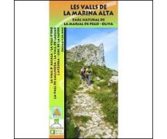 MAPA PIOLET 1:20.000. LES VALLS DE LA MARINA ALTA. PARC NATURAL DE LA MARJAL DE PEGO-OLIVA