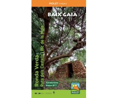 MAPA PIOLET 1:20.000. BAIX GAIÀ, RONDA VERDA, RUTA DELS CASTELLS I PIC DE LA MOLA