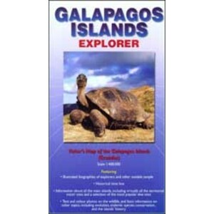 GALAPAGOS ISLANDS EXPLORER. VISITOR'S MAP OF THE GALAPAGOS