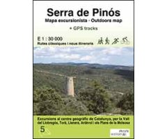 MAPA MONT EDITORIAL 1:30.000 SERRA DE PINÓS 2
