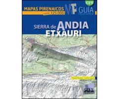 MAPAS PIRENAICOS SIERRA DE ANDIA ETXAURI SERIE 1:25.000