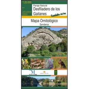 NATURE SITE. DESFILADERO DE LOS GAITANES. BIRDING MAP. HIKING PATHS