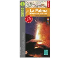 MAPA ALPINA 1:25.000 LA PALMA. RUTAS DE LOS VOLCANES. CALDERA DE TABURIENTE                                                                           