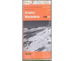 MAPA EXCURSIONISTA 1:25.000 PIRINEO ARAGONES ANETO - MALADETA