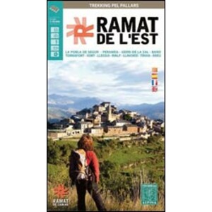 MAPA ALPINA 1:50.000. RAMAT DE L'EST. LA POBLA DE SEGUR-PERAMEA-GERRI DE LA SAL-BARÓ-TORNAFORT-SORT-LLESUÍ-RIALP-LLAVORSI-TÍRVIA-ÀREU