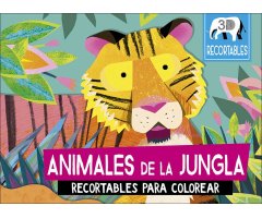 ANIMALES DE LA JUNGLA RECORTABLES PARA COLORERAR