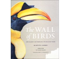 THE WALL OF BIRDS. ONE PLANET 243 FAMILIES 375 MILLION YEARS