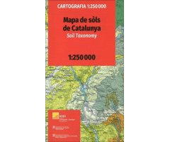 MAPA DE SÒLS DE CATALUNYA 1:250.000                                                                                                                   