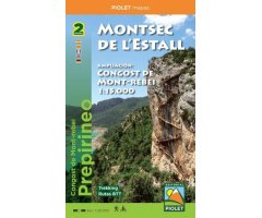 MAPA PIOLET 1:20.000 MONTSEC DE L'ESTALL + AMPLIACIÓN 1:15.000 CONGOST DE MONT-REBEI