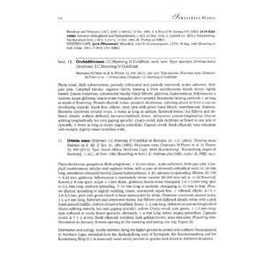 SYSTEMATICS OF DRIMIA, SL. (HYACINTHACEA: URGINEOIDEAE) OF SOUTHERN AFRICA 3