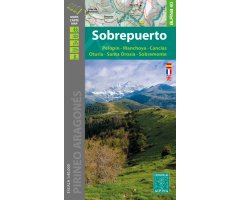 MAPA ALPINA 1:40.000. SOBREPUERTO. PELOPÍN, MANCHOYA, CANCIÁS, OTURIA, SANTA OROSIA Y SOBREMONTE