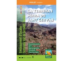 MAPA PIOLET 1:20.000. LA TERRETA I SERRA DE SANT GERVÀS