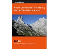 MAPA EXCURSIONISTA 1:25.000 MACIZO CENTRAL O DE LOS URRIELES Y MACIZO ORIENTAL O DE ANDARA TOP 25