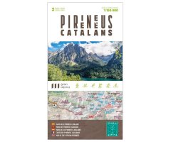 MAPA ALPINA 1:150.000 PIRINEUS CATALANS (2 MAPES)