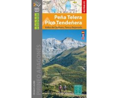 MAPA ALPINA 1:25.000. PEÑA TELERA PICO TENDEÑERA, VALLES DE CANFRANC, TENA Y BUJARUELO
