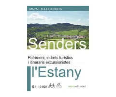 MAPA MONT EDITORIAL 1:10.000 MAPA EXCURSIONISTA L'ESTANY. SENDERS