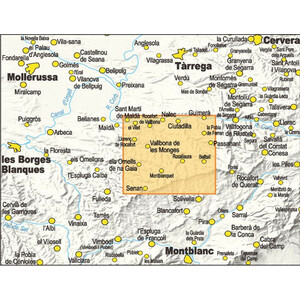 MAPA PIOLET 1:15.000. VALLBONA DE LES MONGES. RUTES PEL TERME_1