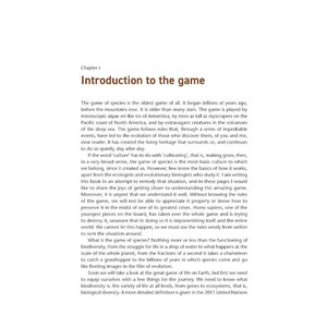 THE GAME OF SPECIES. AN INTRODUCTION TO BIODIVERSITY_1