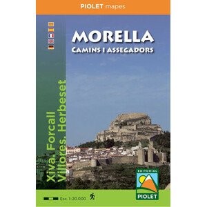 MAPA PIOLET 1:20.000 MORELLA. CAMINS I ASSEGADORS
