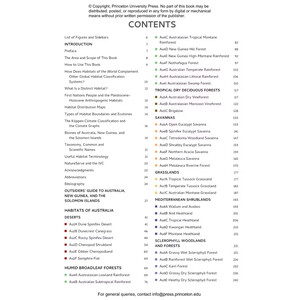 HABITATS OF AUSTRALIA, NEW GUINEA, AND THE SOLOMONS: A FIELD GUIDE FOR BRIDERS, NATURALISTS, AND ECOLOGISTS_1