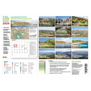 CALENDARI MAPZINE 2026 CAL CAMINAR. CALENDARI DE RUTES PER FER A PEU A CATALUNYA_1
