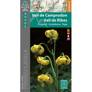MAPA ALPINA 1:15.000 VALL DE CAMPRODON - VALL DE RIBES