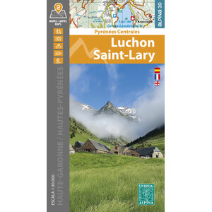 MAPA ALPINA 1:30.000 LUCHON - SAINT-LARY. HAUTE-GARONNE / HAUTES-PYRÉNÉES (2 MAPES + CARPETA DESPLEGABLE)