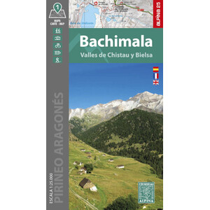 MAPA ALPINA 1:25.000 BACHIMALA. VALLES DE CHISTAU Y BIELSA