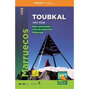 MAPA PIOLET TOUBKAL. ALTO ATLAS. MARRUECOS 1:40.000
