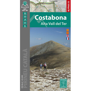 MAPA ALPINA 1:25.000 COSTABONA. ALTA VALL DEL TER