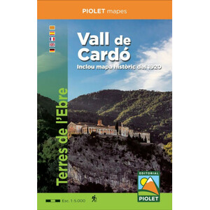 MAPA PIOLET VALL DE CARDÓ 1:5.000. INCLOU MAPA HISTÒRIC DEL 1920