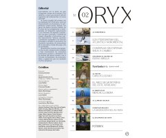ORYX, LA REVISTA DEL AMANTE DE LA NATURALEZA. NÚMERO 02. Versión impresa en castellano. 2