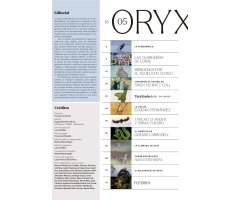 ORYX, LA REVISTA DEL AMANTE DE LA NATURALEZA. NÚMERO 05. Versión impresa en castellano. 2