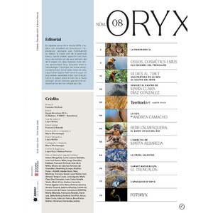 ORYX, LA REVISTA DE L'AMANT DE LA NATURA. NÚMERO 08. VERSIÓ IMPRESA EN CATALÀ._1