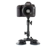 SOPORTE CON DOBLE VENTOSA PARA TELESCOPIOS Y MATERIAL FOTOGRÁFICO DELKIN FAT GECKO 4
