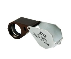 KITE LUPA PLEGABLE DE CAMPO CON LUZ 10X21 TRIPLET CON LED 4