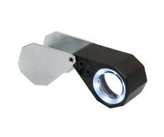 KITE LUPA PLEGABLE DE CAMPO CON LUZ 10X21 TRIPLET CON LED 5
