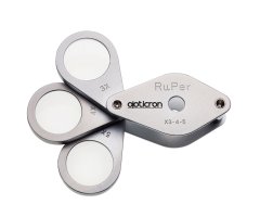 OPTICRON LUPA PLEGABLE DE CAMPO TRIPLE 3X, 4X, 5X