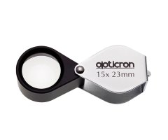 OPTICRON LUPA PLEGABLE DE CAMPO 15x METÁLICA