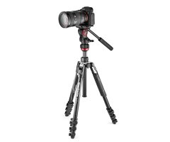 MANFROTTO MVKBFRL-LIVE TRÍPODE CON RÓTULA FLUIDA COMPACTA BEFREE LIVE 4