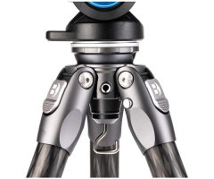 BENRO KIT TRÍPODE DE FIBRA DE CARBONO TORTOISE 24CLV Y RÓTULA S4PRO  5