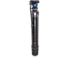 BENRO KIT TRÍPODE DE FIBRA DE CARBONO TORTOISE 34CLV Y RÓTULA S4PRO 2