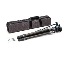 BENRO KIT TRÍPODE DE FIBRA DE CARBONO TORTOISE 34CLV Y RÓTULA S4PRO 3
