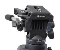 TRÍPODE BENRO T980EX CON RÓTULA DE VIDEO 2