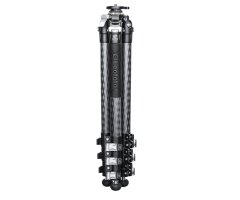 LEOFOTO KIT TRÍPODE DE FIBRA DE CARBONO MANBA LV-284C Y RÓTULA FLUIDA BV-5 3