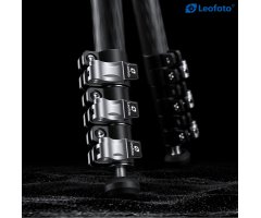 LEOFOTO KIT TRÍPODE DE FIBRA DE CARBONO MANBA LV-284C Y RÓTULA FLUIDA BV-5 4