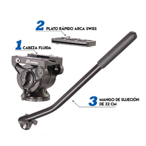 LEOFOTO RÓTULA BV-10 DE VIDEO FLUIDA_1