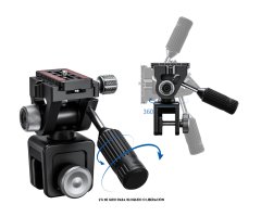 LEOFOTO KIT COMPUESTO POR RÓTULA SW-2 CON PINZA PARA CRISTAL DE VEHÍCULO WN-01 2
