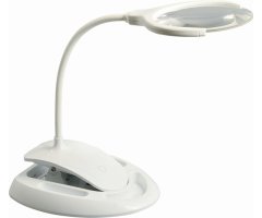 LUPA CON ILUMINACIÓN LED Y PINZA DE FIJACIÓN
